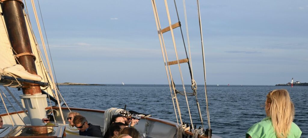 Sailing on Casco Bay. Photo Credit: Megan Jones