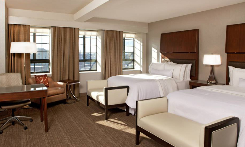 Queen Double Room, Photo Courtesy of the Westin Portland Harborview