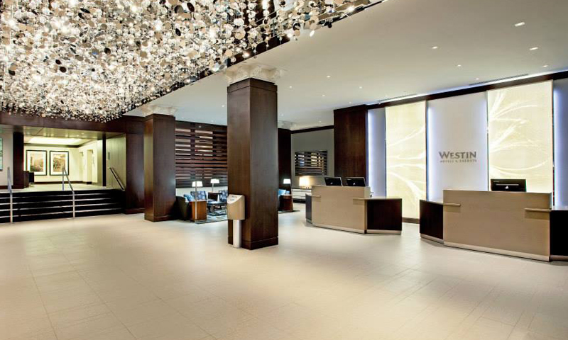 Westin Portland Harborview Lobby, Photo Courtesy of Westin Portland Harborview