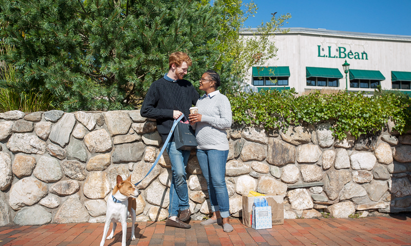 2018 Couple at L.L.Bean, Photo Courtesy of Viait Freeport