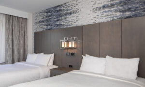 Embassy Suites Guest Room. Photo Provided by Embassy Suites by Hilton Portland