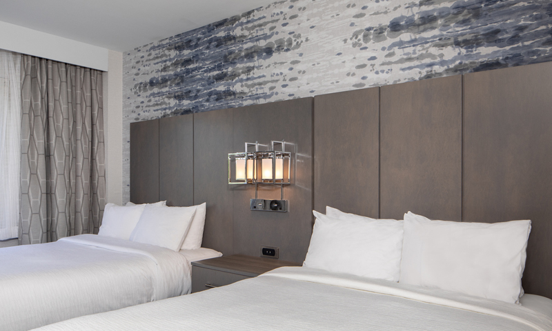 Embassy Suites Guest Room. Photo Provided by Embassy Suites by Hilton Portland