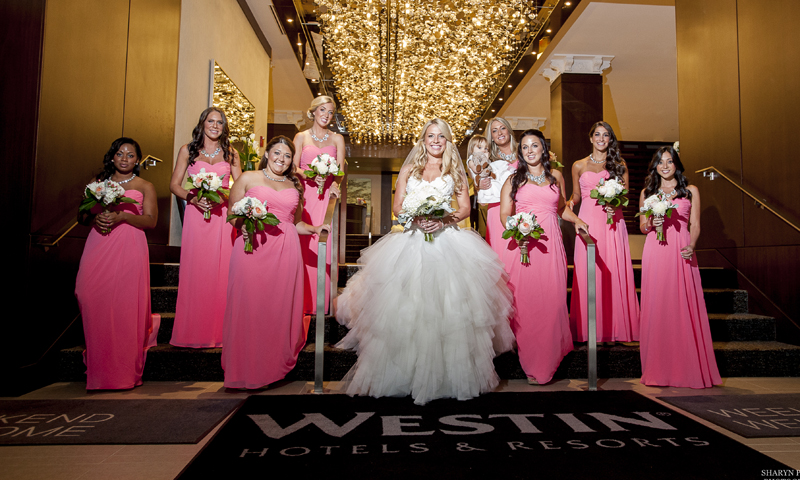 Wedding Party. Photo Courtesy of Sharyn Peavey via Westin Portland Harborview