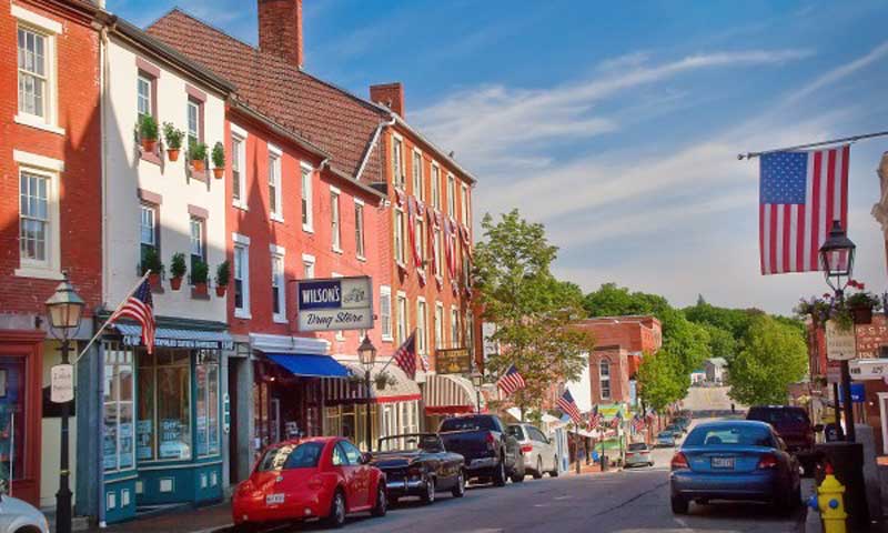 Downtown Bath. Photo Provided by Main Street Bath