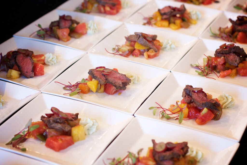 Food at Event. Photo Credit: Churchill Events