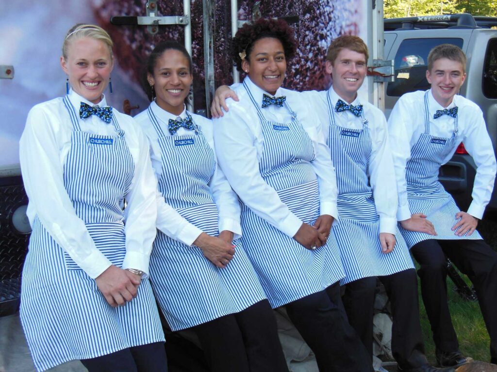 Churchill Event Staff. Photo Credit: Churchill Events