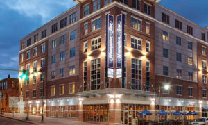 Exterior. Photo Provided by Hampton Inn Portland Downtown Waterfront