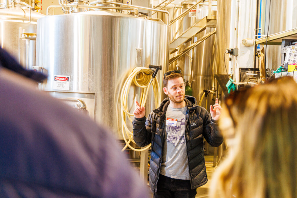 Brewery Tour. Photo Credit: Portland Explorer