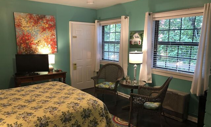 King Bedroom View From Window, Photo Courtesy of Percy Inn - listing