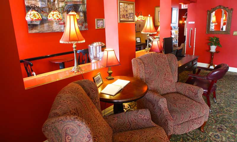 Lobby Area. Photo Provided by Inn at St. John