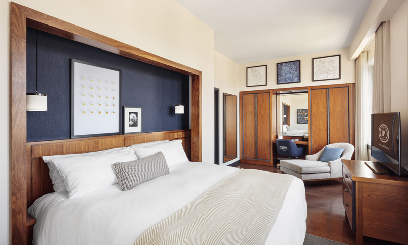 King Hotel Room, Photo Courtesy of the Press Hotel