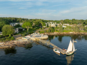 Exterior of Spruce Point Inn. Photo Credit: Spruce Point Inn