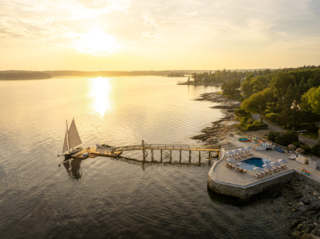 Sunset. Photo Credit: Spruce Point Inn