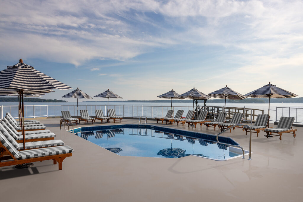 Pool. Photo Credit: Spruce Point Inn