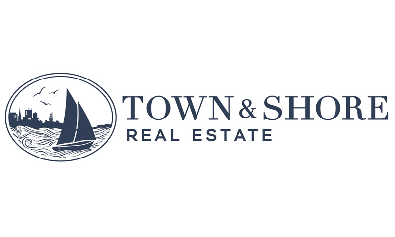 Town & Shore Logo. Photo Provided by Town & Shore Real Estate