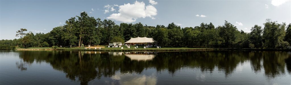 View of Tent at Diamond's Edge. Photo Credit: Novae Film + Photo