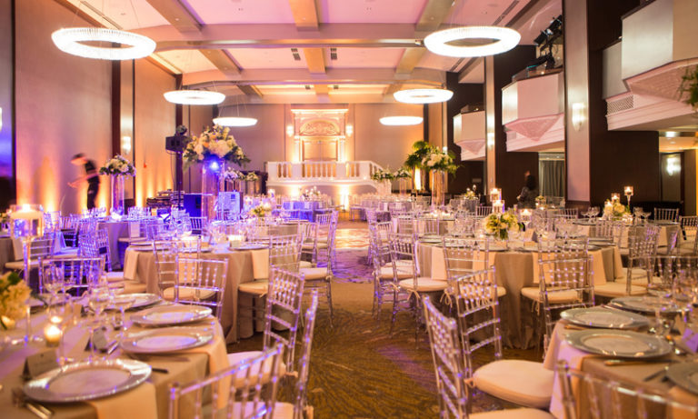 Wedding Reception Set-up, Courtesy of the Westin Portland Harborview
