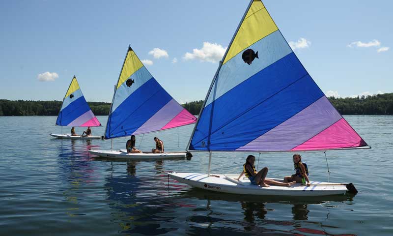 Sailing. Photo Provided by Maine Camp Experience