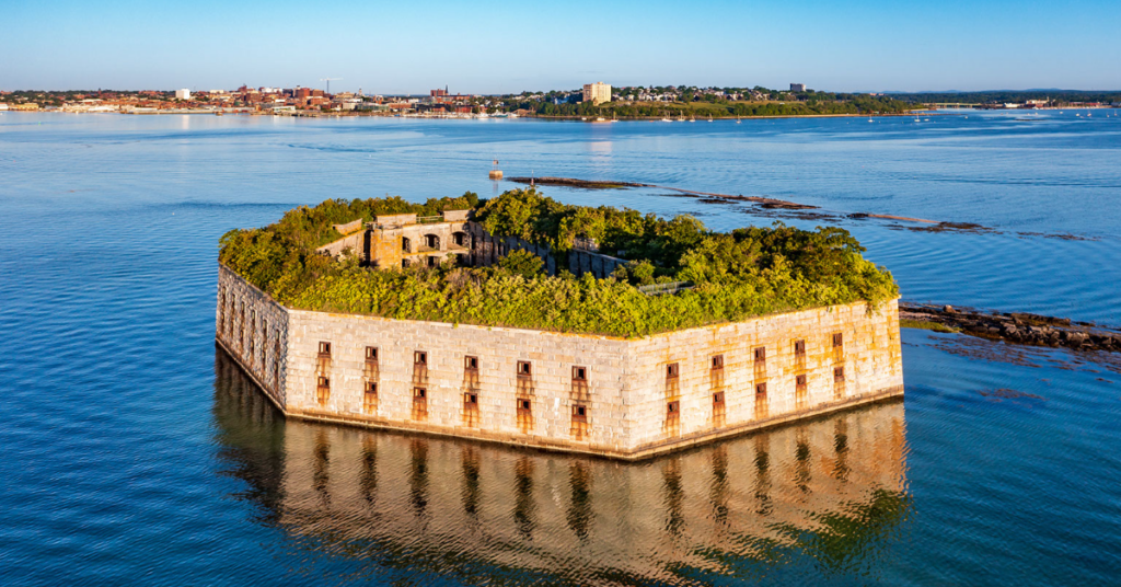 Fort Gorges. Photo Provided by Casco Bay Lines Fort Gorges. Photo Provided by Casco Bay Lines