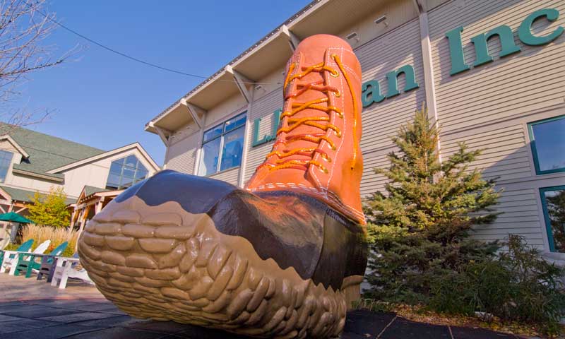 Bean Boot at Flagship Store. Photo Provided by L.L.Bean