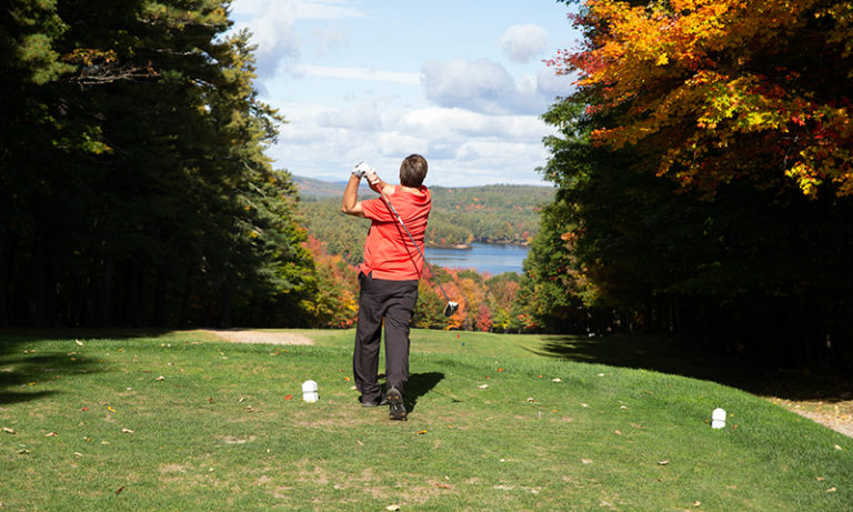 Golfer. Photo Provided by Poland Spring Resort