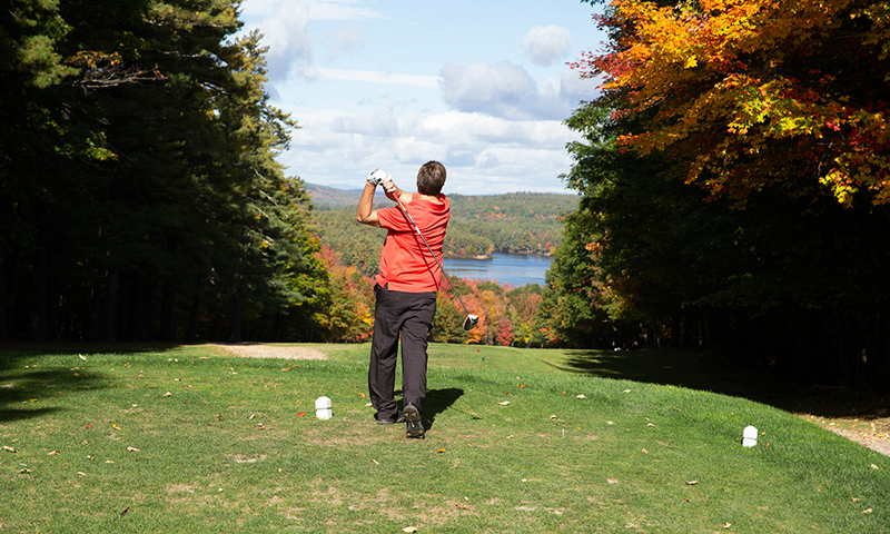 Golfer. Photo Provided by Poland Spring Resort
