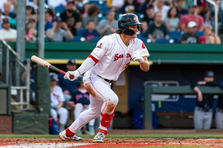 Portland Sea Dogs Player. Photo by Jamie Fiedorek/ Portland Sea Dogs