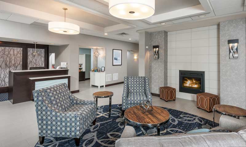 Lobby. Photo Provided by Homewood Suites by Hilton
