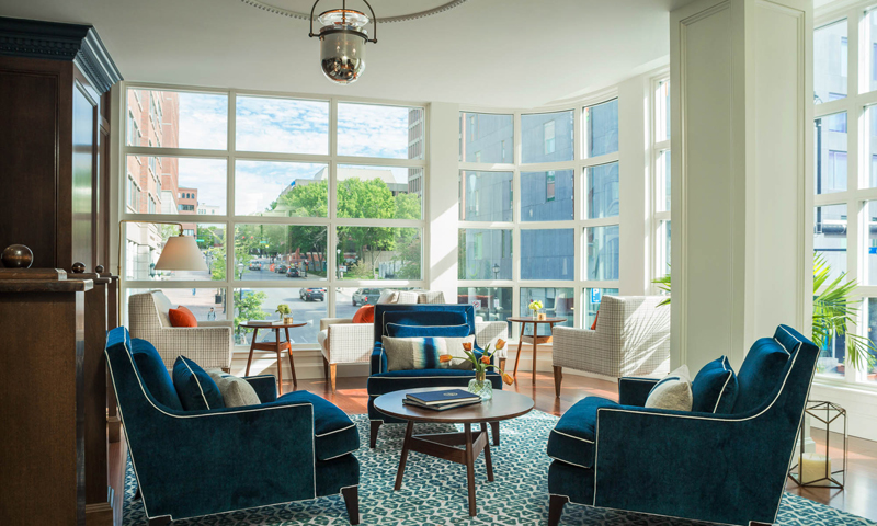 Lobby. Photo Provided by Portland Harbor Hotel Lobby. Photo Provided by Portland Harbor Hotel