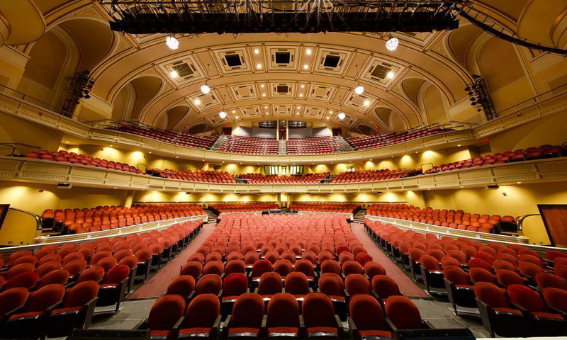 Auditorium View from Stage. Photo Provided by Merrill Auditorium