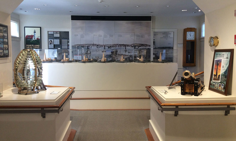 Interior of Museum. Photo Provided by Museum at Portland Head Light