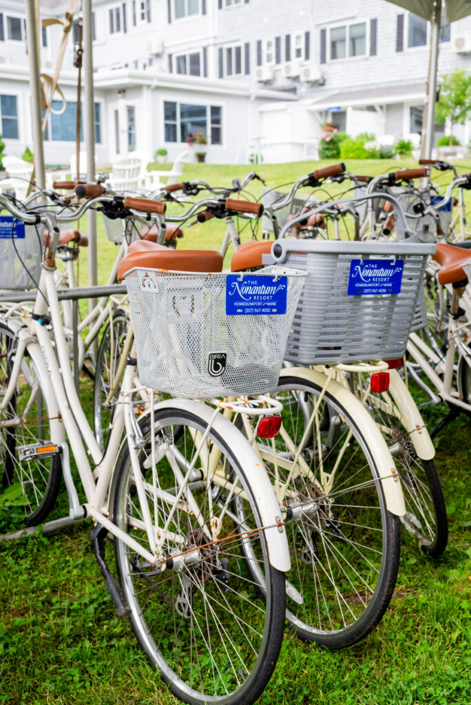 Bike Rentals at Nonantum Resort. Photo Credit: Capshore Photography