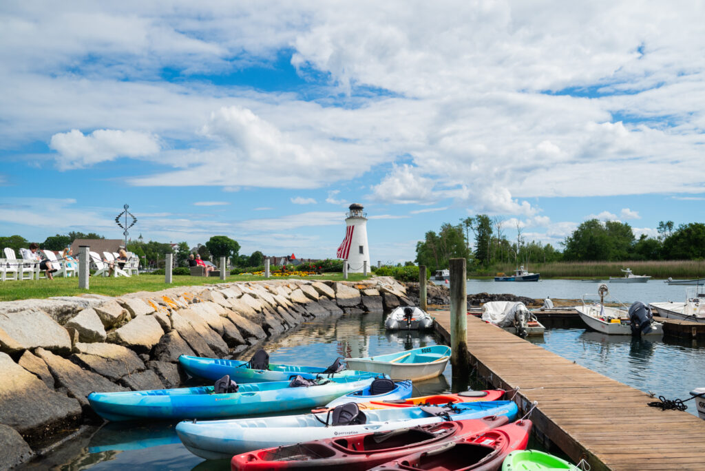 Kayaks at Nonantum Resort. Photo Credit: Capshore Photography