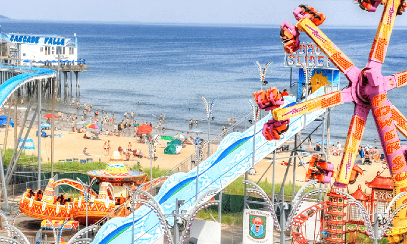 Amusement Park and Beach. Photo Provided by Palace Playland Amusement Park and Beach. Photo Provided by Palace Playland