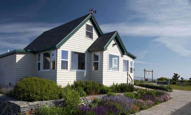 Exterior of Shack. Photo Provided by Lobster Shack at Two Lights