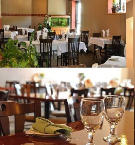 Dining Rooms. Photo Provided by Pom’s Thai Restaurants