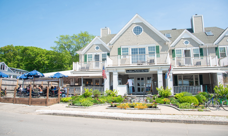 Inn on Peaks Exterior. Photo Provided by Inn on Peaks Island