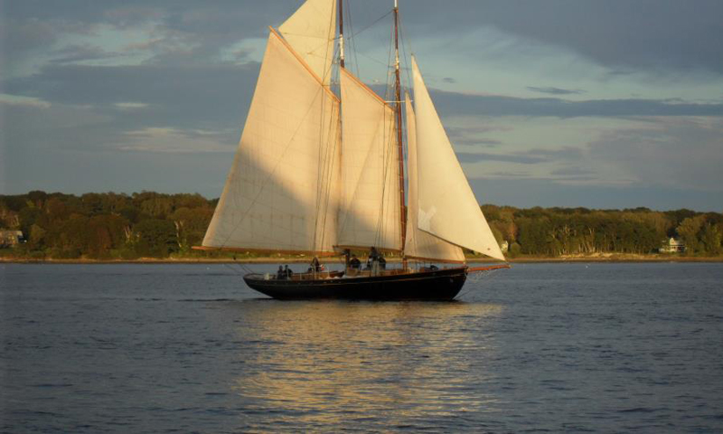 Sailboat. Photo Provided by Portland Schooner Co.
