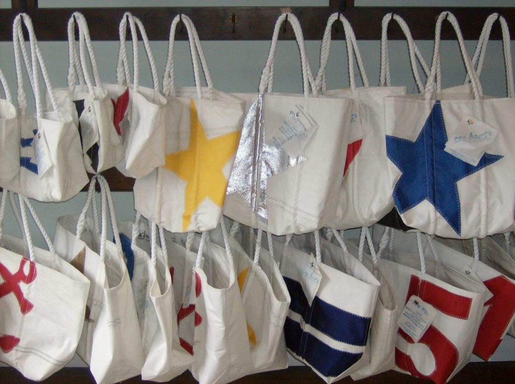 Sea Bags Display, Photo Courtesy: Sea Bags