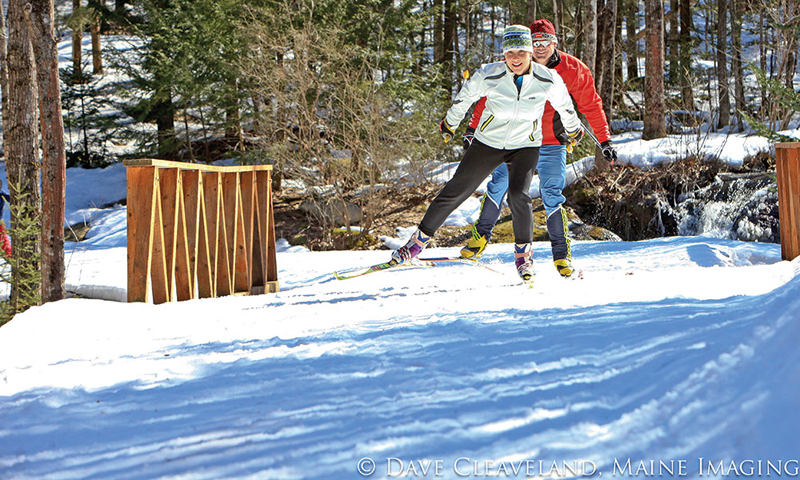 Nordic Skiing. Photo Provided by Pineland Farms