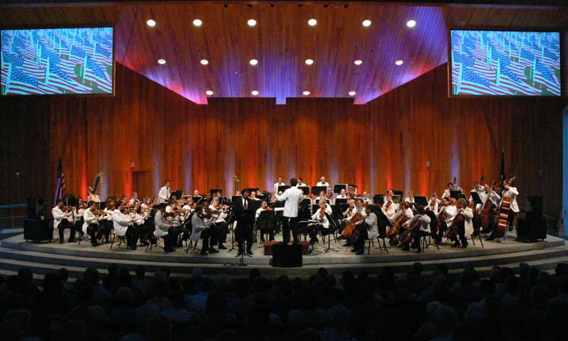Orchestra. Photo Provided by Headlight Audio Visual, Inc.