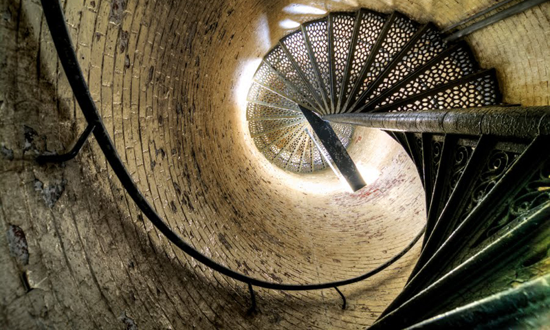 Stairwell. Photo Provided by Museum at Portland Head Light