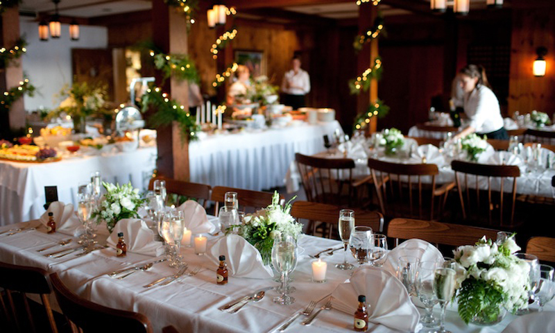 Wedding Reception. Photo Provided by Migis Lodge on Sebago Lake