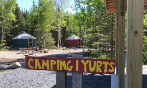 Yurts. Photo Provided by Northeast Whitewater Lodge & Guide Service