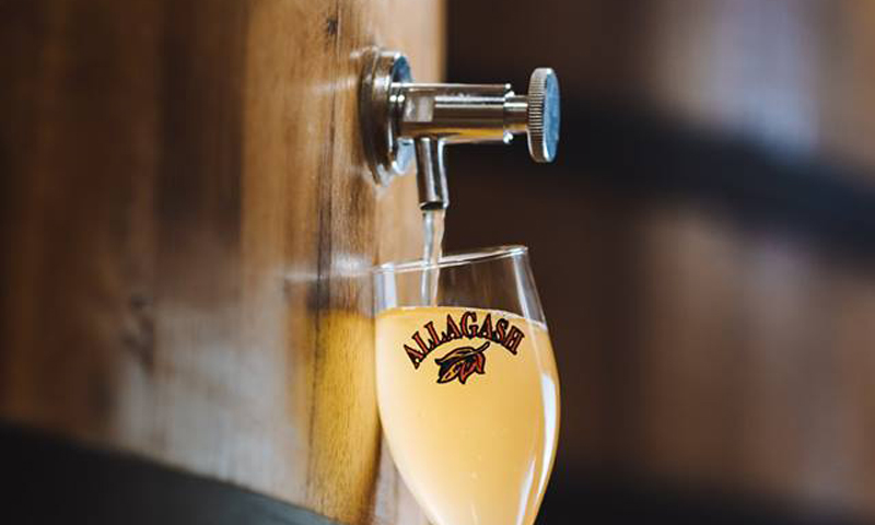 Beer on tap. Photo Provided by Allagash Brewing Company