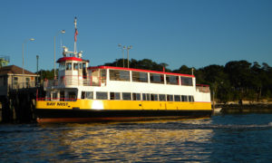 Exterior of ferry. Photo Provided by Casco Bay Lines