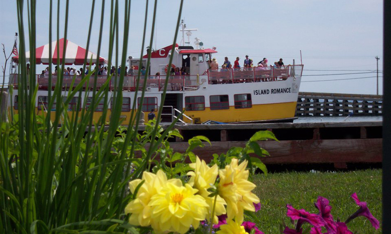Exterior of ferry from land. Photo Provided by Casco Bay Lines Exterior of ferry from land. Photo Provided by Casco Bay Lines
