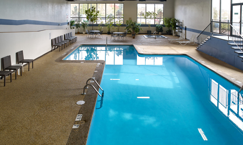 Indoor pool. Photo Provided by Clarion Hotel
