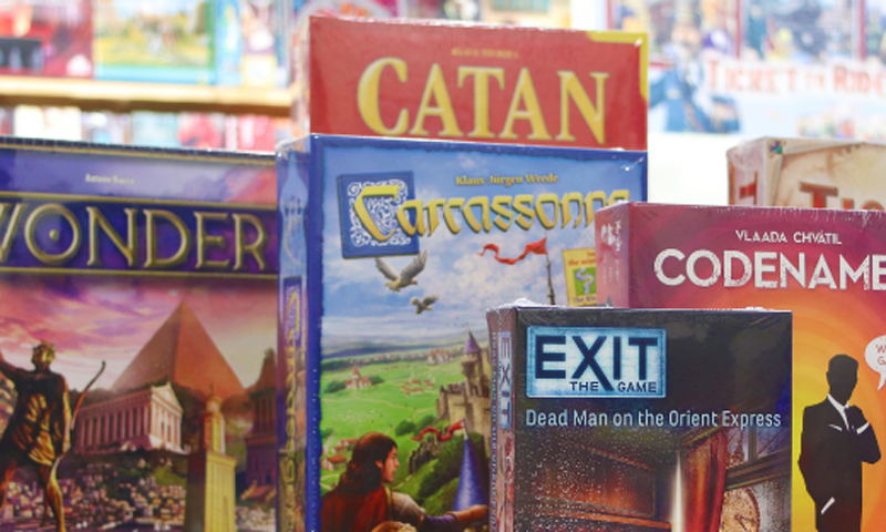 Board games. Photo Provided by Diversions Puzzles & Games
