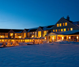Exterior in Winter. Photo Provided by Inn by the Sea
